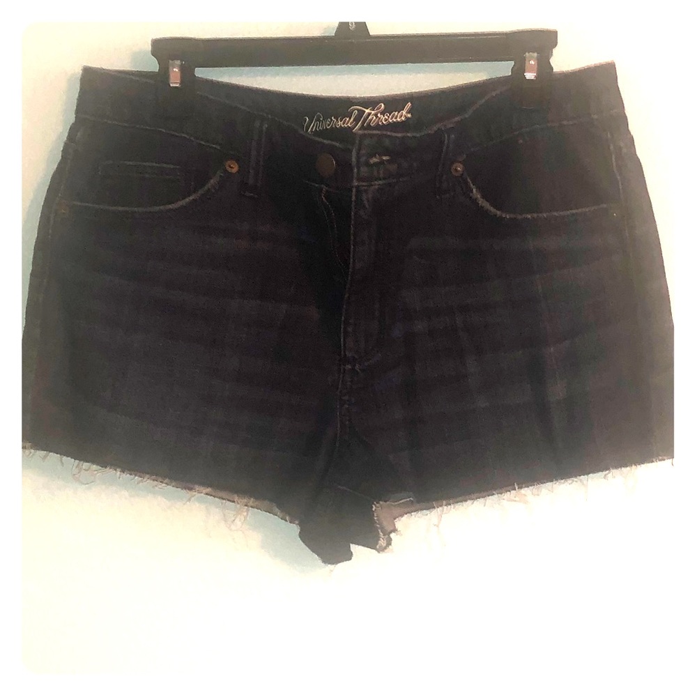 Dark blue jean shorts
